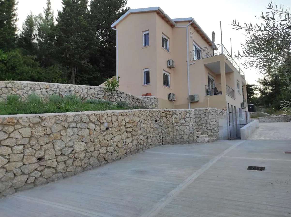 Ημερησια αποψη του εξωτερικου χωρου διπλα στο κτιριο