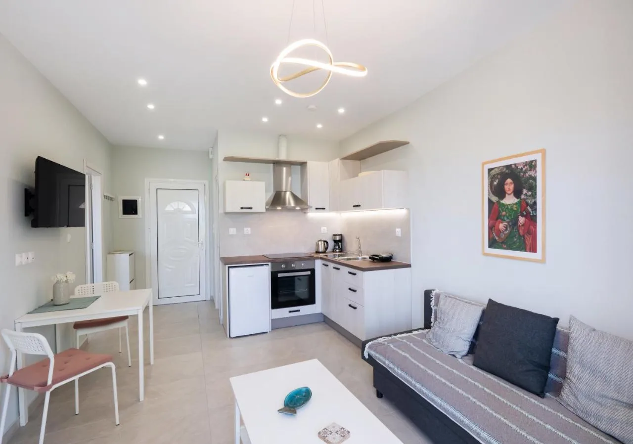 Ενιαιος χωρος κουζινας και σαλονιου